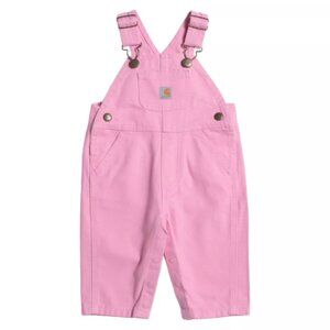 Carhartt Bib Overalls Pink Infant Size 3M 6M 12M Valentines Day Outfit Barbie